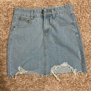 Denim skirt
